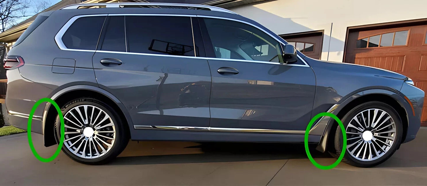 2 x Splash Guards for BMW X7 G07 (2019–2024)