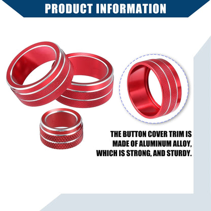 AC & Rear View Mirror Switch Knob Cover for Toyota Camry XV70 (2018-2023)