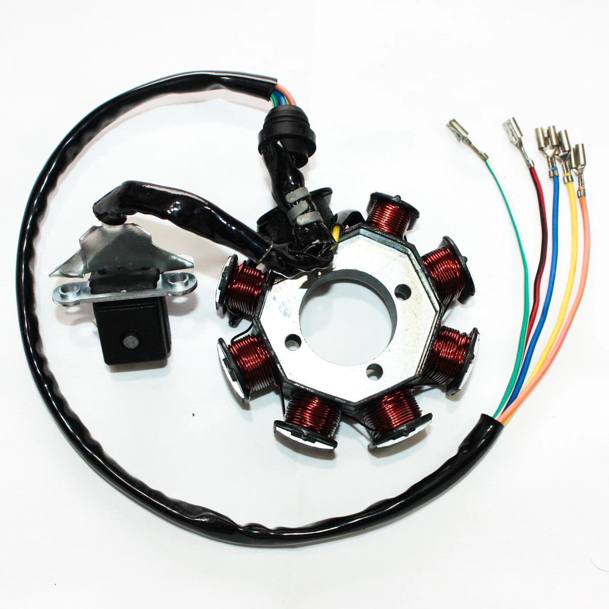 8 Pole Magneto Flywheel Stator for 150cc 200cc 250cc PIT Quad Dirt Bike ATV