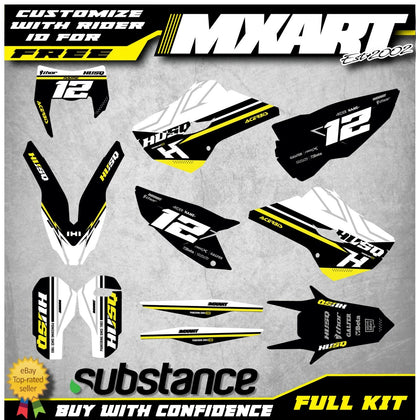 Graphics Kit Decal Stickers for Husqvarna TE FE (2014-2016)