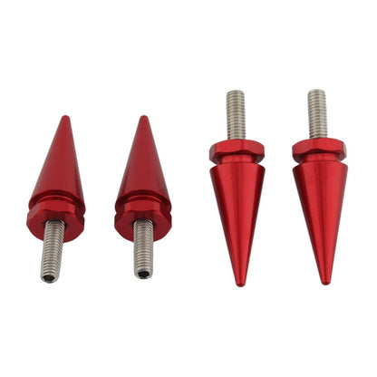 4 x 5mm Windscreen Screw Bolts Red Spike for Harley Touring Road Glide (1998-2025)
