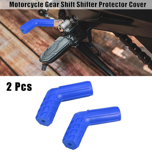 Gear Shift Shifter Protector Cover Blue 2 x for Motorcycle
