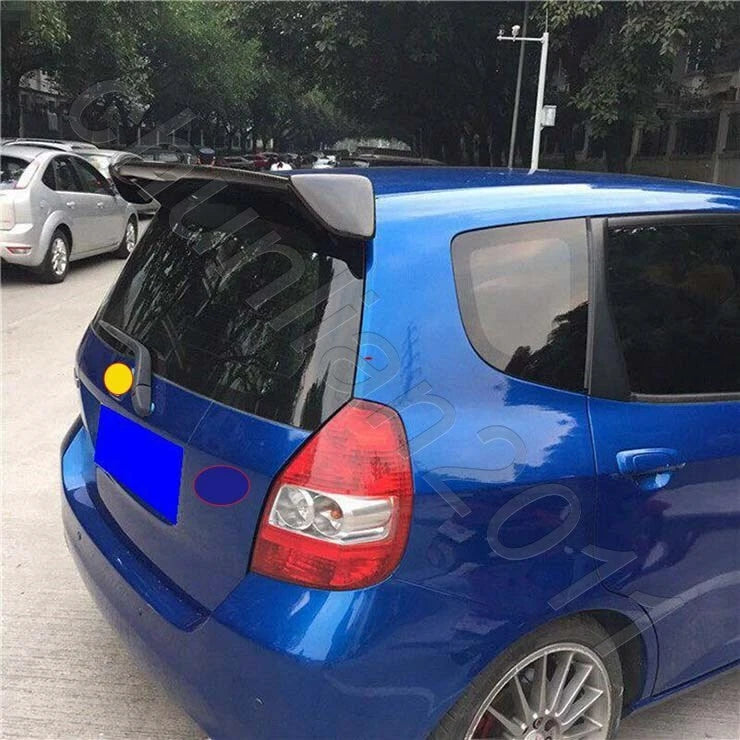 Unpainted Rear Boot Spoiler Wing for Honda Fit Jazz Hatchback (2002-2013)