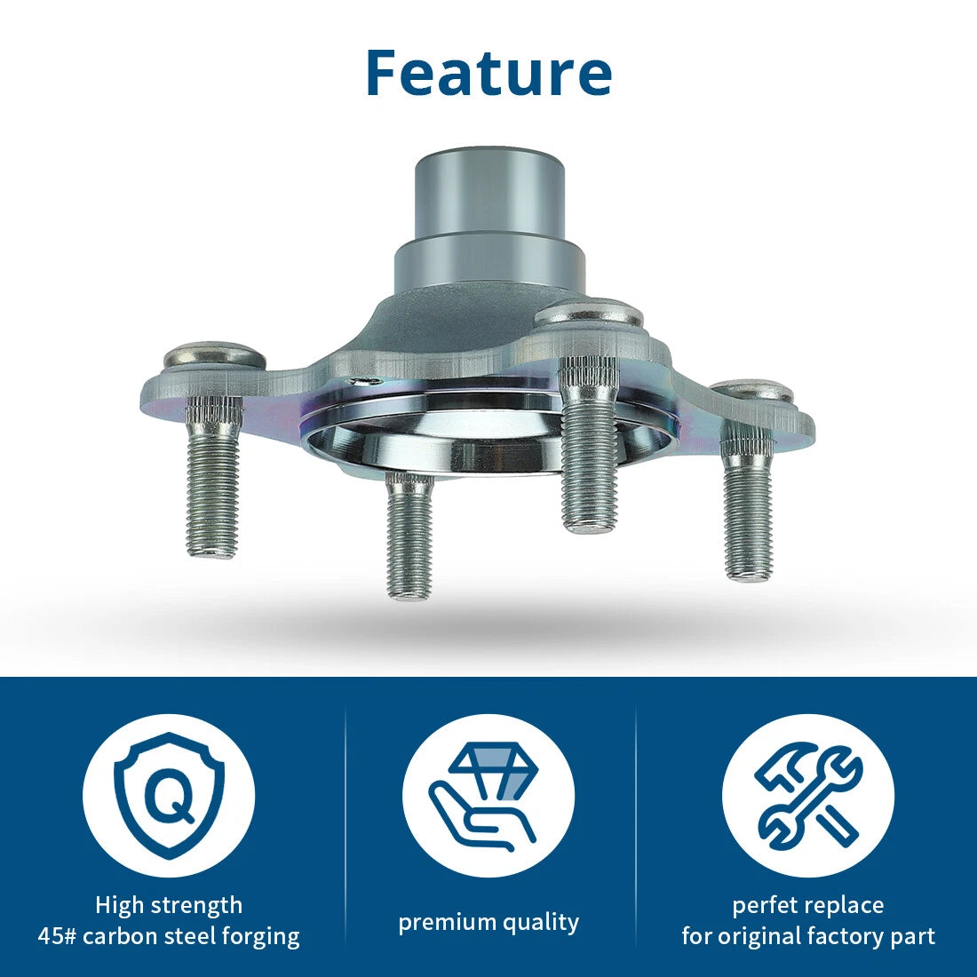 2 x Front Wheel Hub for Honda FourTrax 300 TRX300FW 4x4 (1988–2000)
