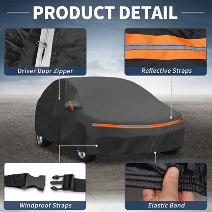 Waterproof Spunlace Cotton Car Cover for Toyota Auris (2007-2018)