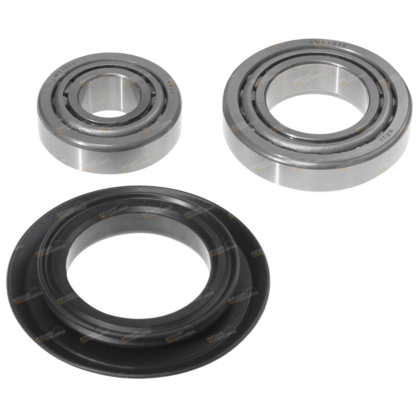 Front Inner + Outer Wheel Bearing + Cone + Seal 1 x for Make Model