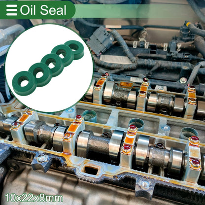 Oil Seal / 10x22x8mm / Rotary Shaft Seal TPU Green 5 pcs for Make Model