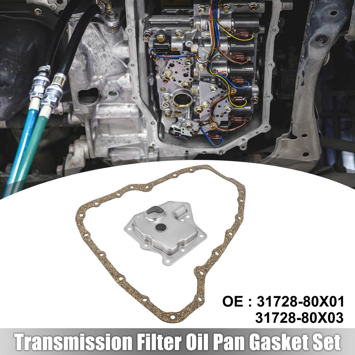 Transmission Filter Oil Pan Gasket Set for Nissan Sentra (2002-2006)