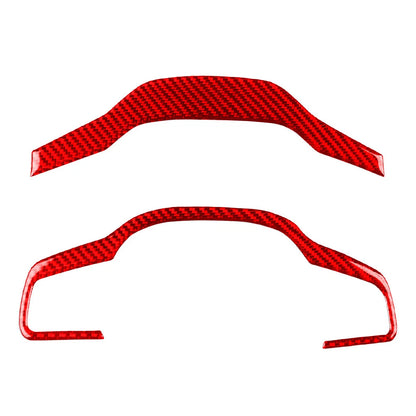 Red Steering Wheel Button Frame Cover Trim for Jaguar F-Type (2013-2024)