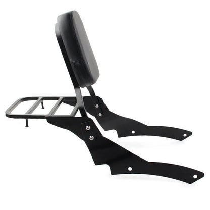 Backrest Sissy Bar Luggage Rack for Yamaha V-Star XVS400 XVS650 (98-13)