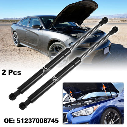 2 x Car Front Hood Gas Lift Supports for BMW 5 Series E60 E61 (2005-2010)