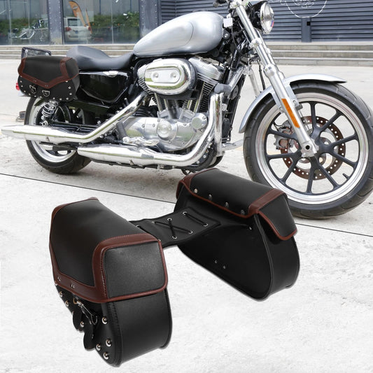 1 Pair Saddlebag Handlebar Bags for Motorbike