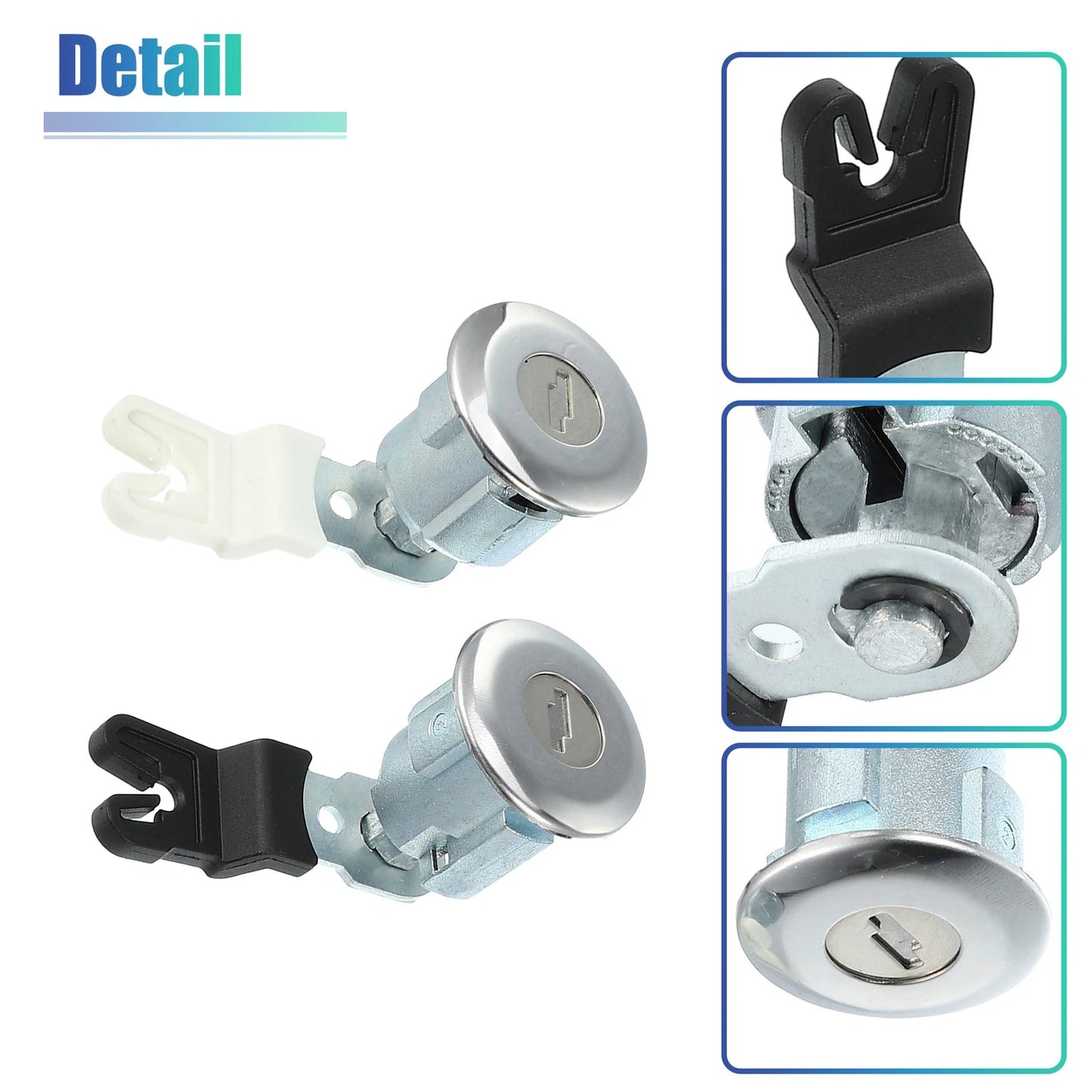 Door Lock Cylinder Set with Key for Ford E150 (1992-2014)