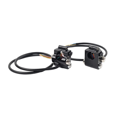 CNC Handlebar Switch Controls Housing for Harley Motorcycle (Universal)