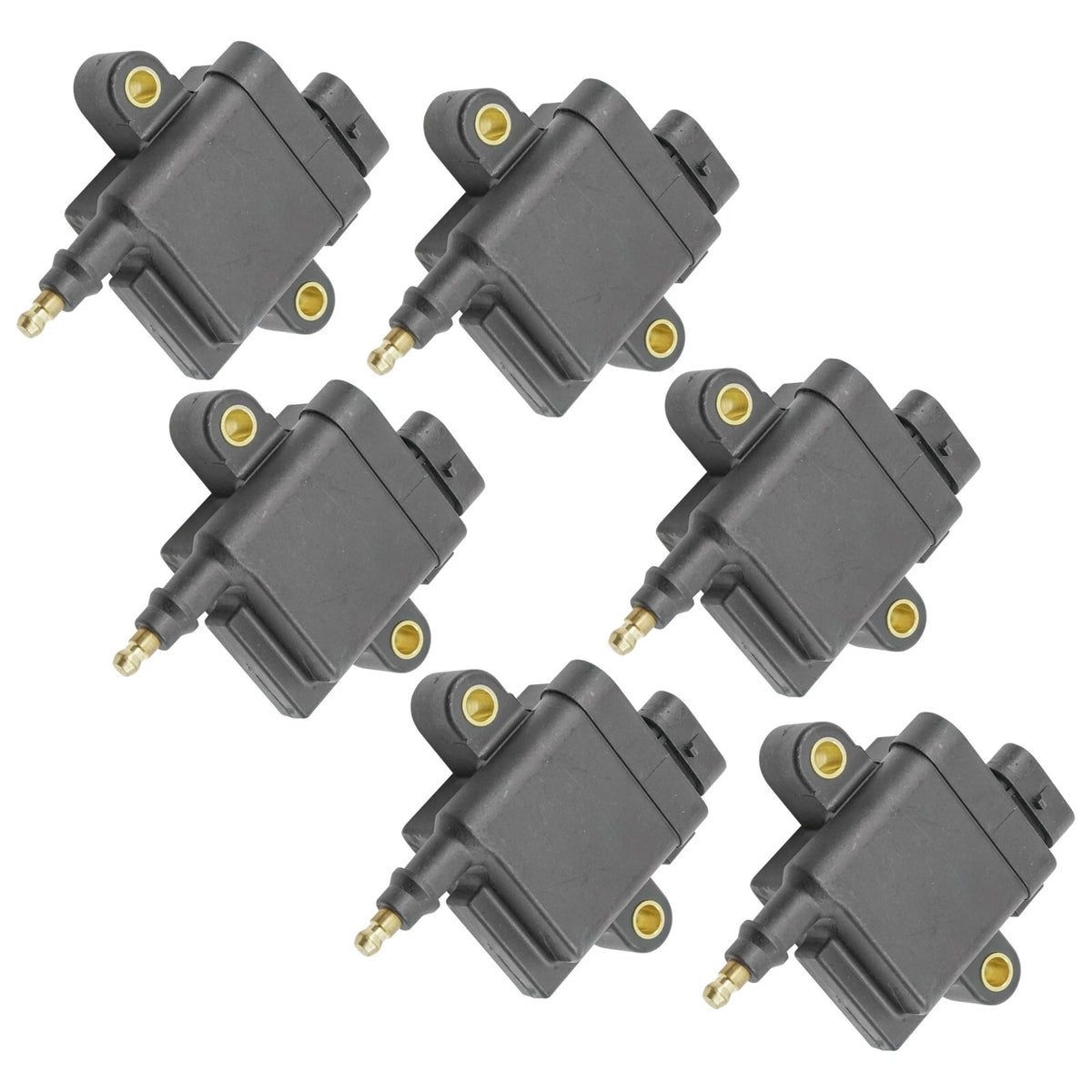 6-Pack Ignition Coils for Mercury Outboard 200/225/250/300 HP DFI Sport