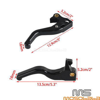 Finger Brake Clutch Levers for Harley Sportster Forty-Eight XL1200X (04-13)