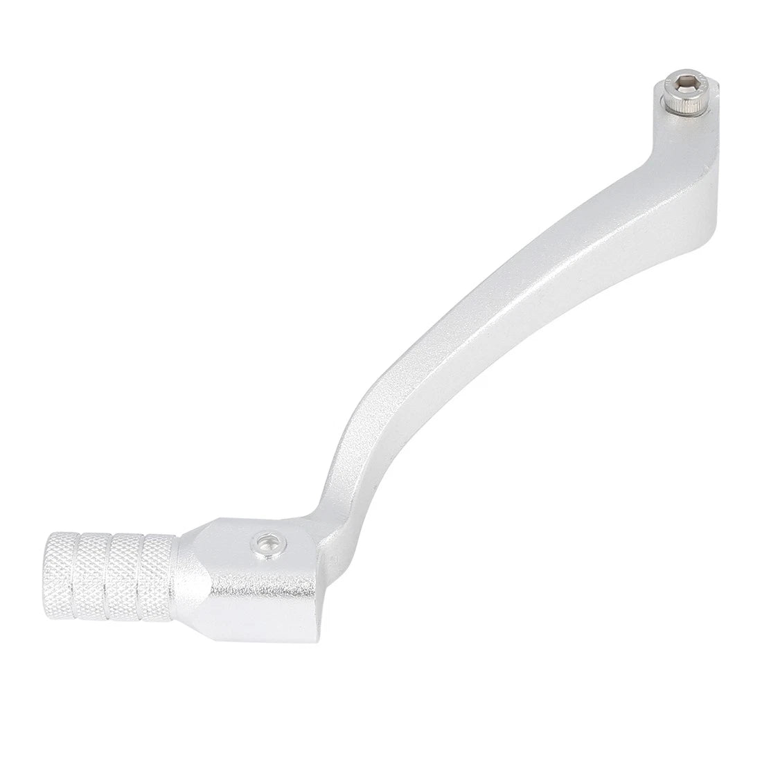 0.39” Aluminum Alloy Motorcycle Shift Lever Folding Gear Shifter Silver Tone
