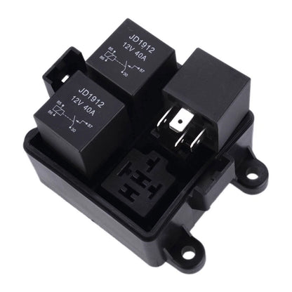 3 Way Relay Fuse Box w/ 5-Pin 40A Relay & Fuses for Car, Truck, Boat