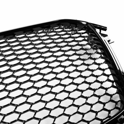 Mesh Grille for Audi A4 S4 B8.5 2013-2016 - Gloss Black