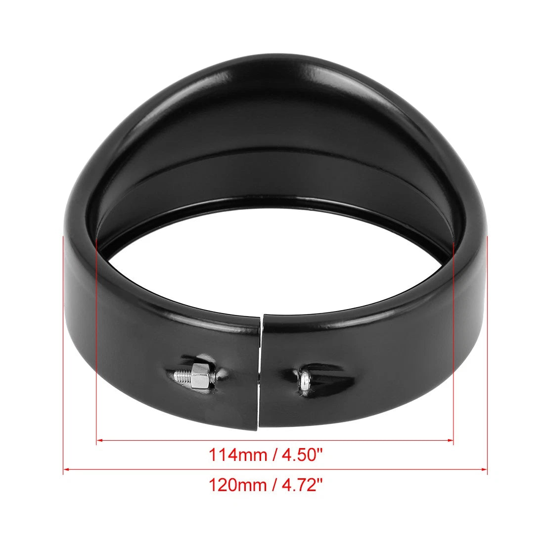2 x 4.5" Fog Light Trim Ring for Harley Dyna (2010–2010)