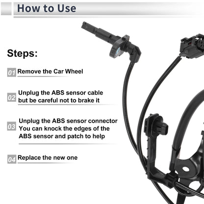 ABS Wheel Speed Sensor for Toyota Camry (2018-2024) 1 x Front Left Sensor