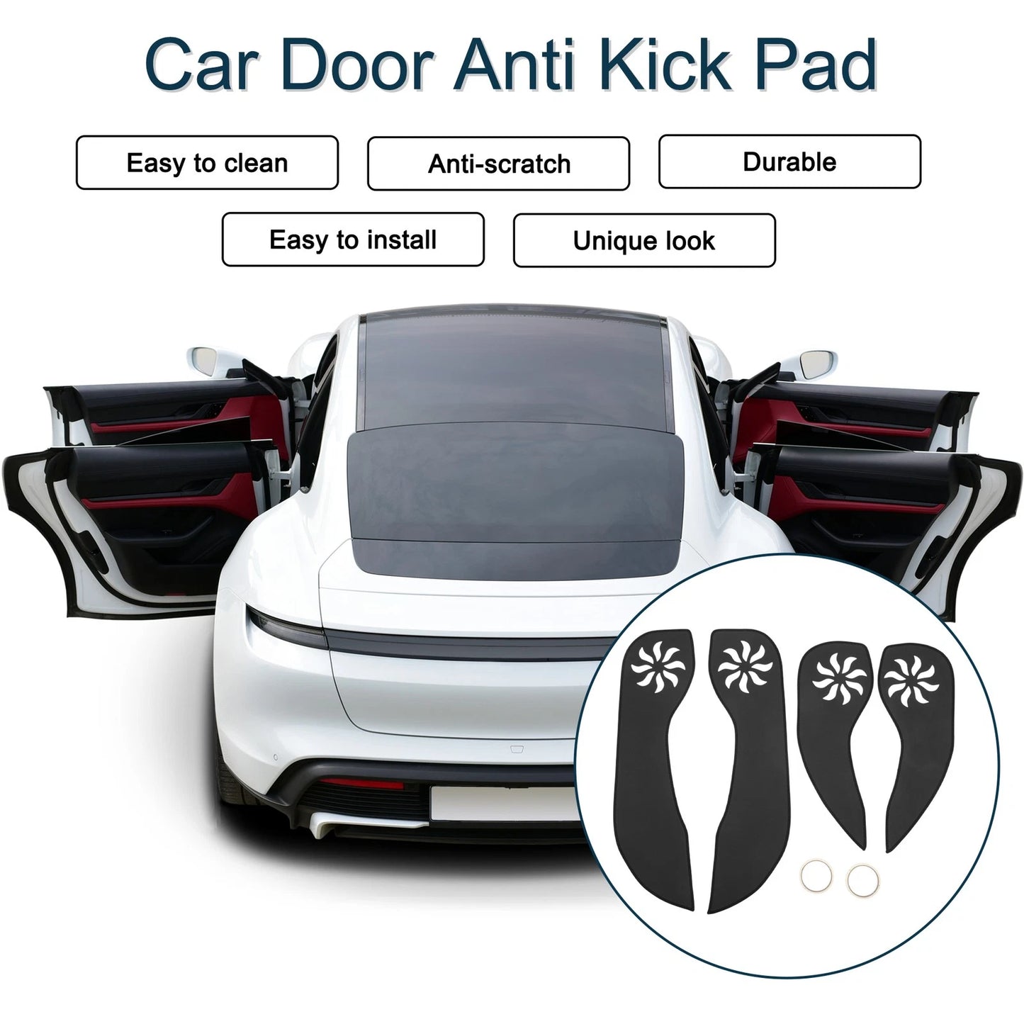 Car Door / 1 Set / Anti Kick Pad Sticker Protector for Buick Verano (2016–2016)
