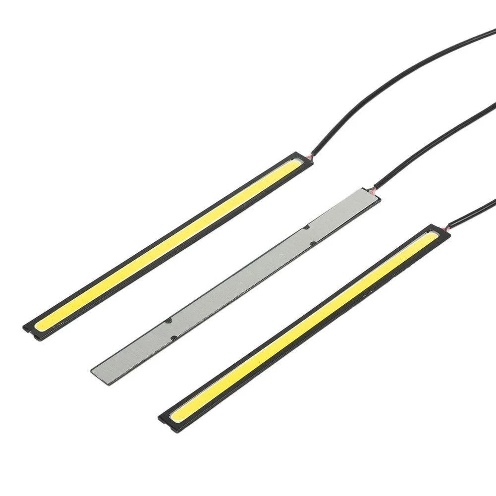 Car Daytime Running Lights 17CM COB LED Ultra-thin Waterproof 3pcs
