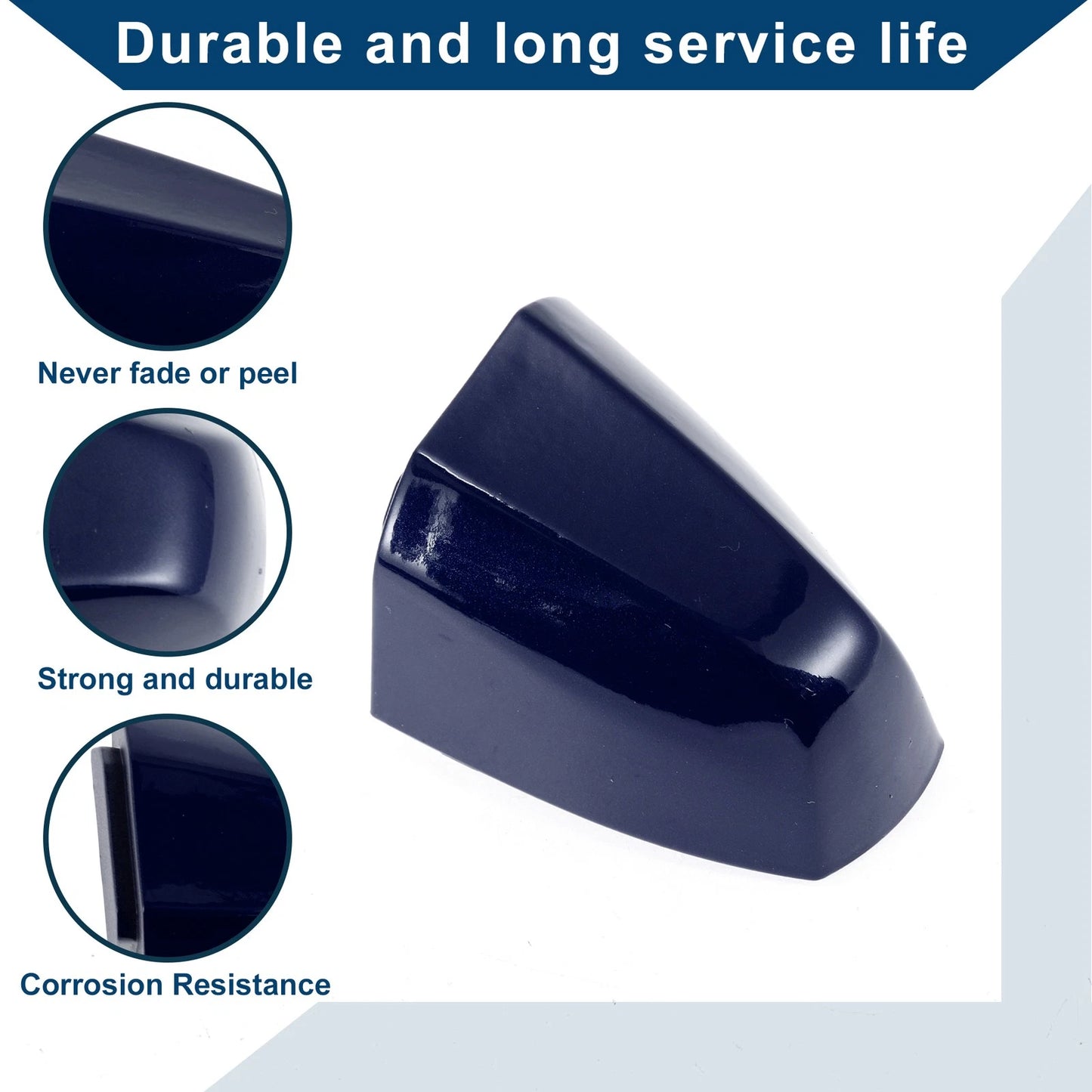 Exterior Door Handle Cover Trim for BMW X1 X2 X5 X6 2014-2019 Deep Blue