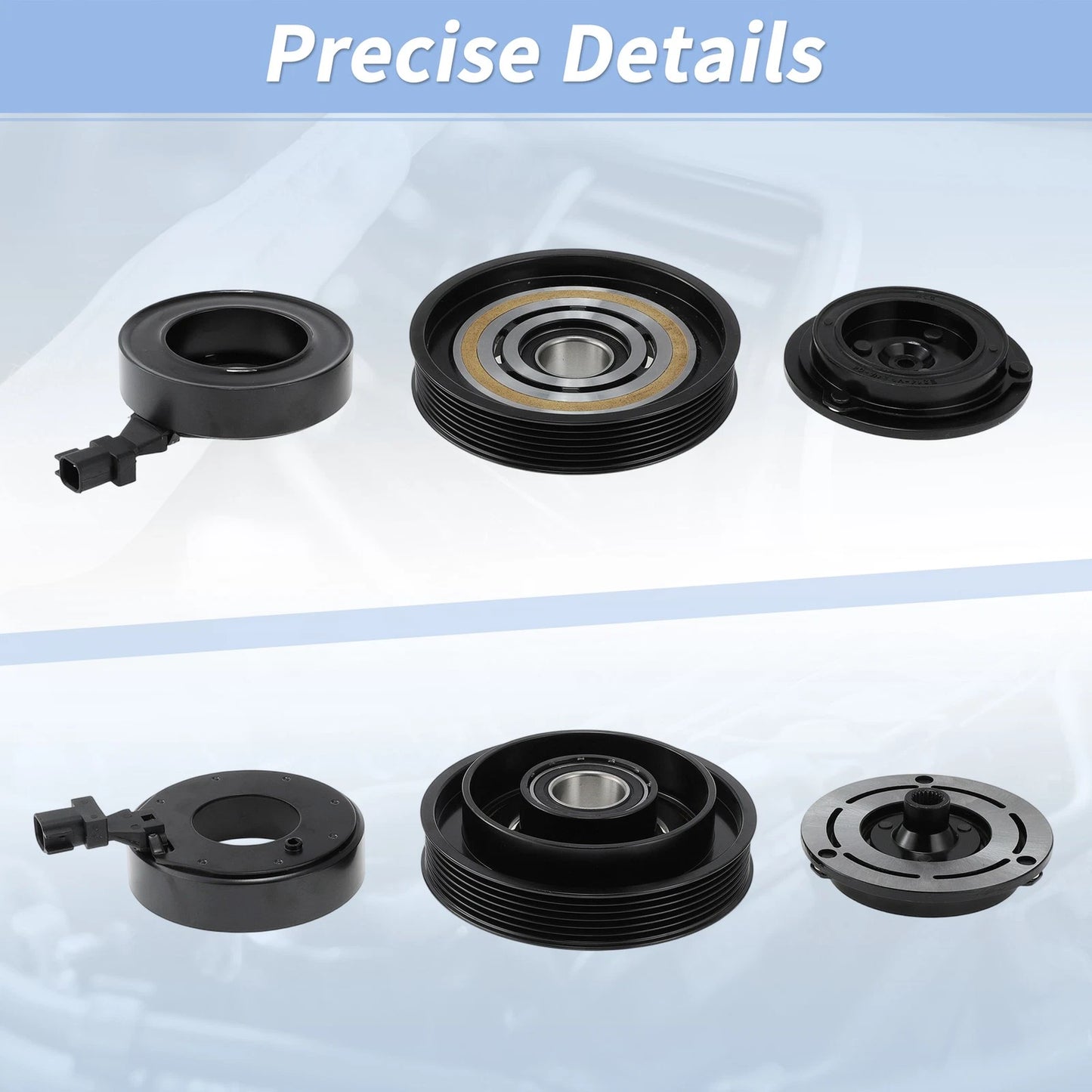 AC Compressor Clutch Kit for Dodge Nitro 2009-2011 Jeep Liberty (2009-2011)