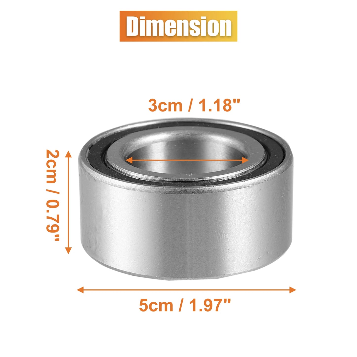 Front Wheel Bearing & Seals Kit for Honda FourTrax Rancher 420 (2007-2013)