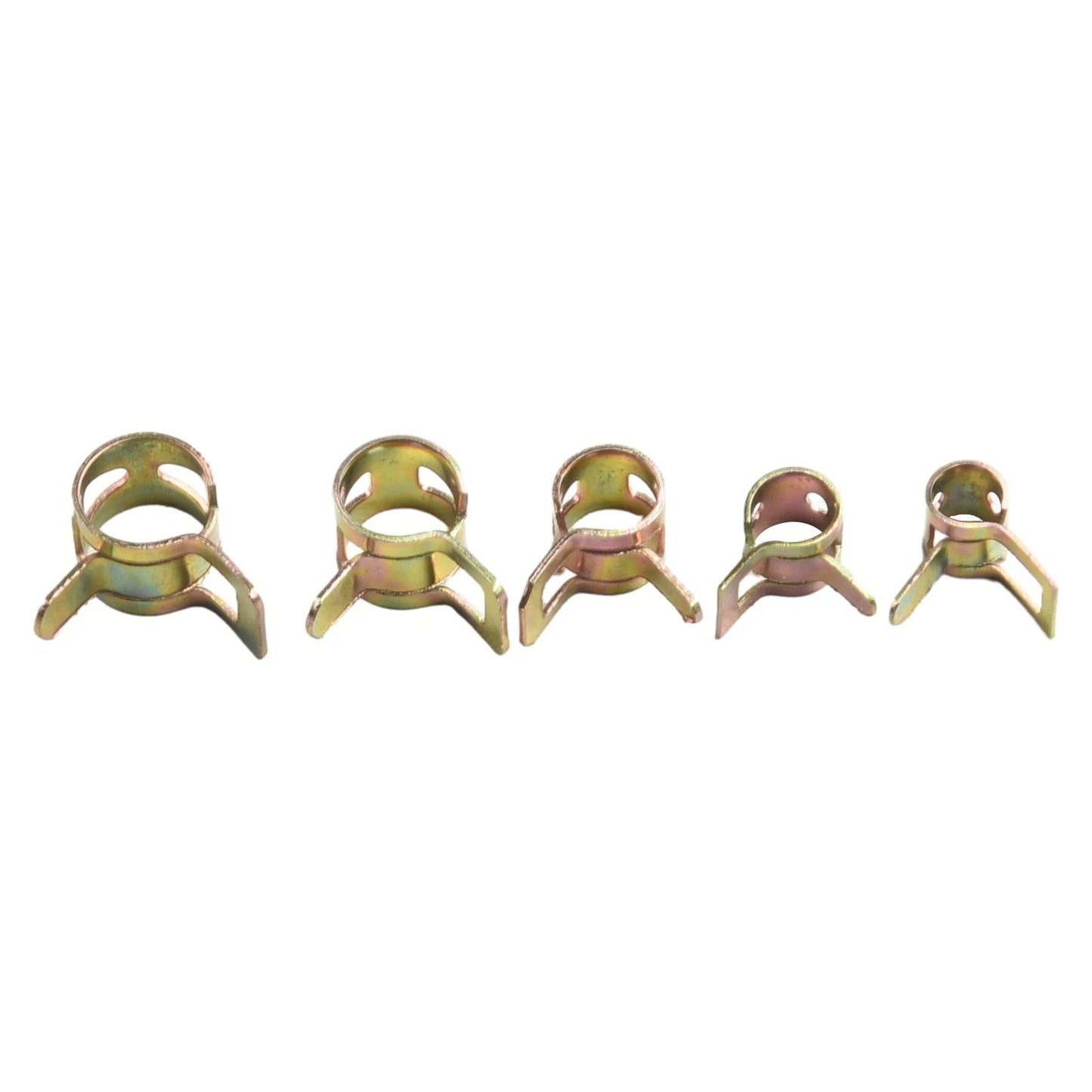 50X Stainless Steel Spring Clips Fuel Oil Water Hose Tube Clamp Fastener UK