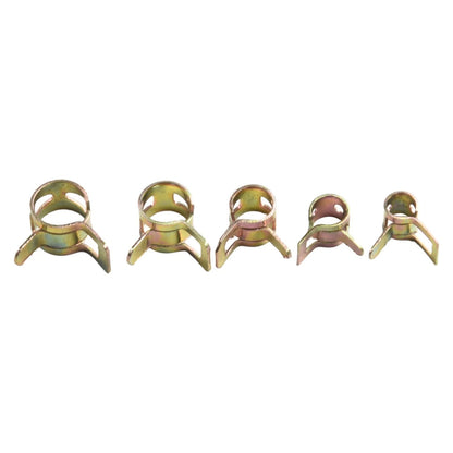 50X Stainless Steel Spring Clips Fuel Oil Water Hose Tube Clamp Fastener UK