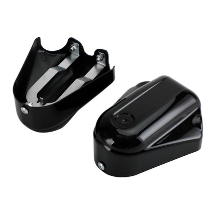 Rear Axle Covers for Softail FLS FLSTN (2008-2020) Black