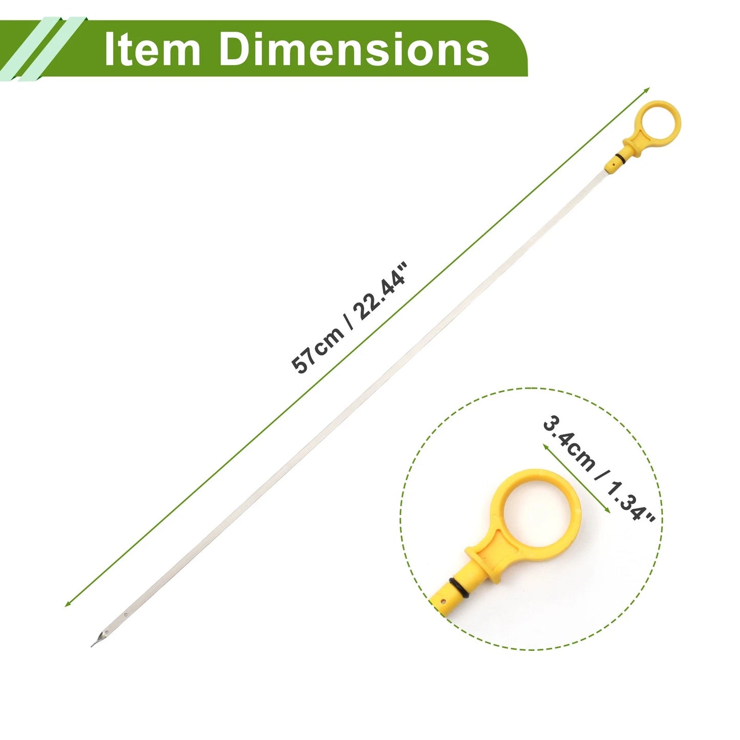 Engine Oil Dipstick No.ZJ0210450 for Mazda 2 Sport, Touring 1.5L L4 (11-14)