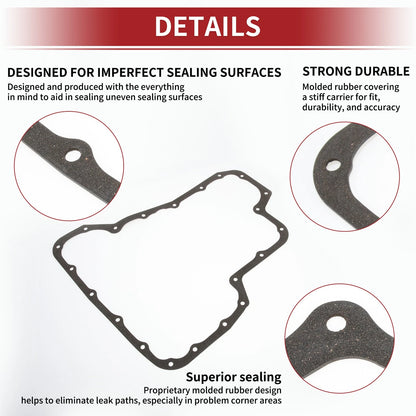 Oil Pan Gasket for Nissan Sentra, Versa (1991-2006, 2009-2011)