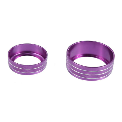 Purple Paddle Shifter AC Volume Knob Cover Ring Trim for Dodge Charger (2011-2023)