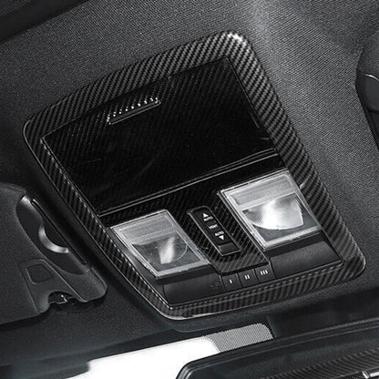 Real Carbon Fiber Reading Light Lamp Trim for Dodge Challenger (2015-2020)