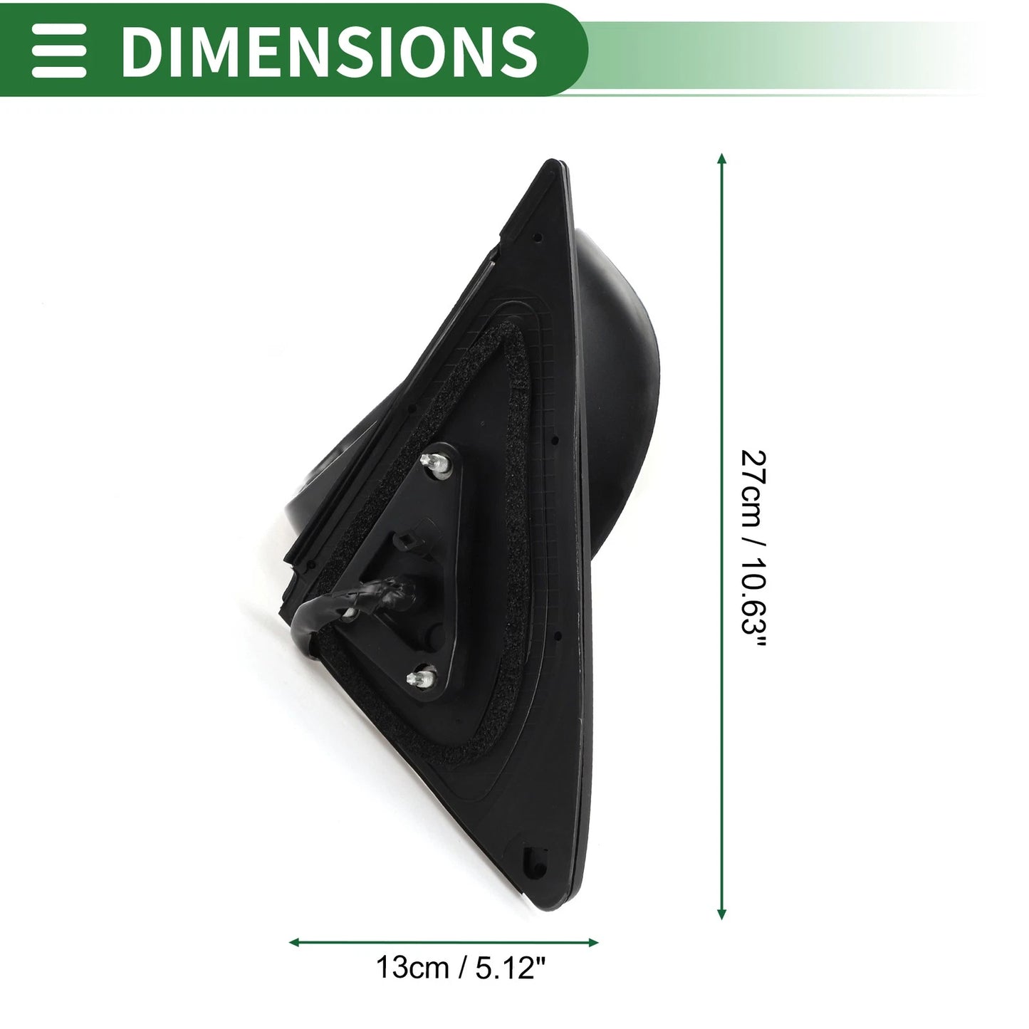 Left Side Door Mirror Replacement for Toyota Highlander (2014-2019)