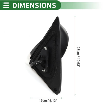 Left Side Door Mirror Replacement for Toyota Highlander (2014-2019)