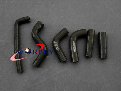 Orange Silicone Radiator Hose for KTM 400 EXC/525 EXC (2002-2006)
