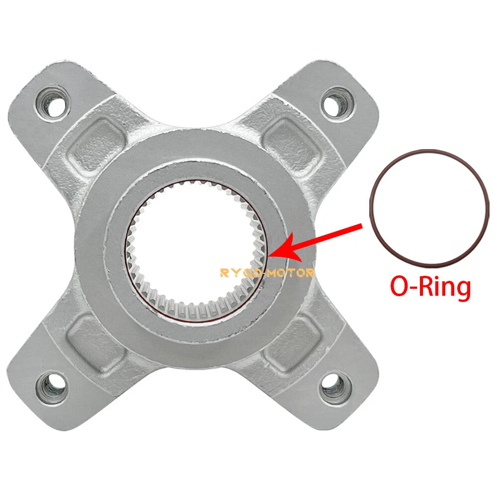 Rear Axle Brake Rotor Disc Flange Hub for Honda TRX400EX TRX400X Sportrax