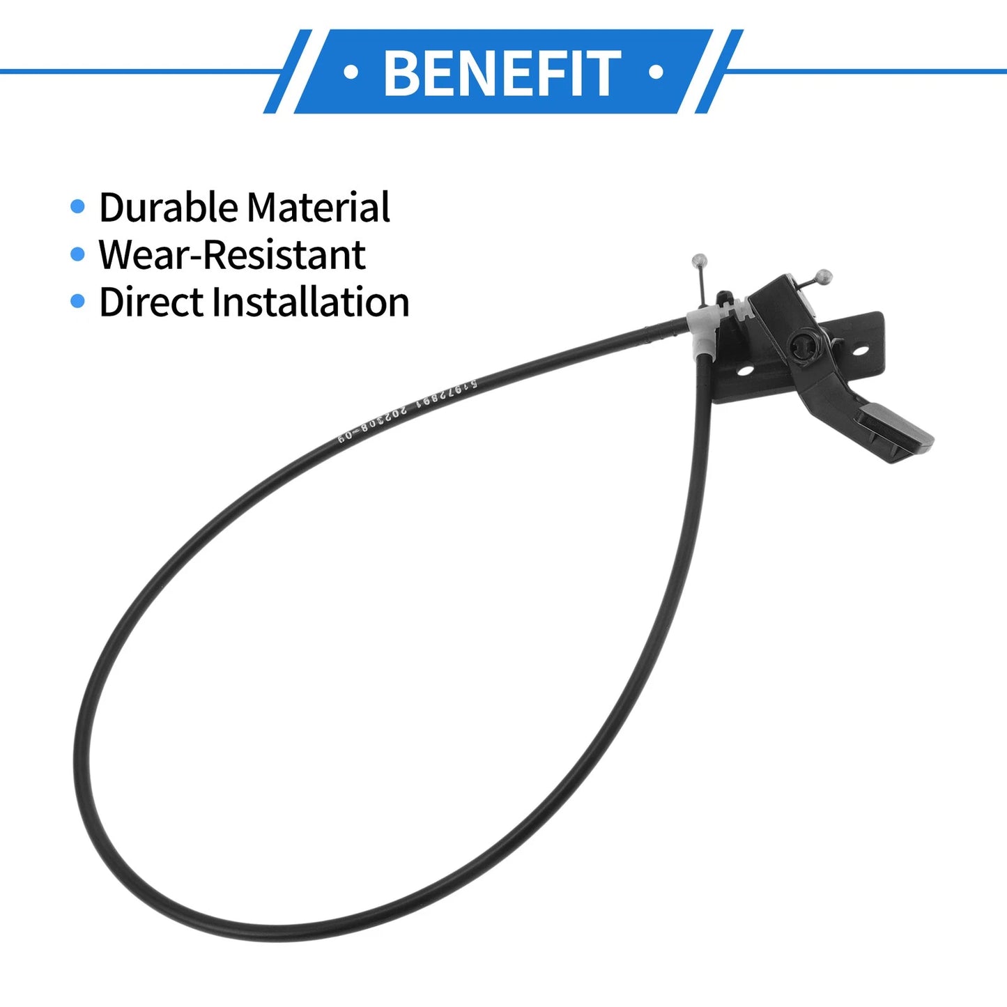 Hood Latch Release Cable for Jeep Renegade (2015-2023)