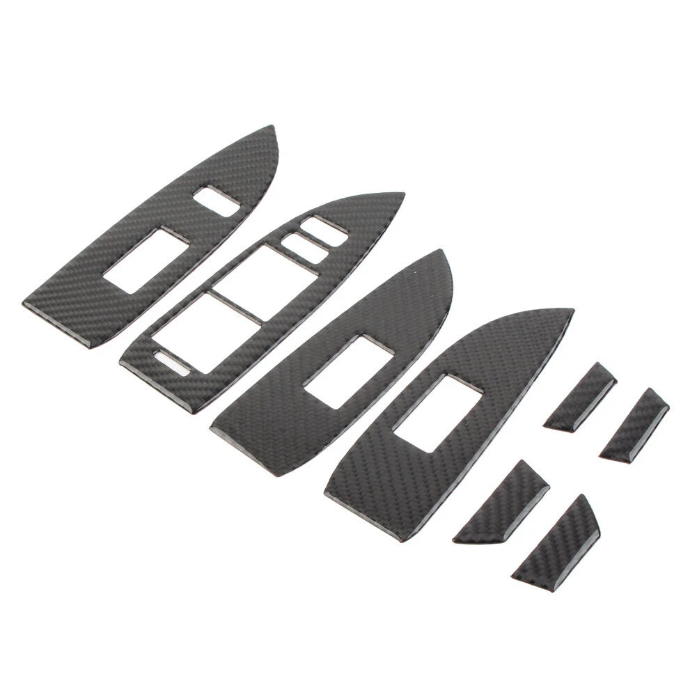 8 x RHD Car Door Window Lift Switch Panel Covers for Toyota Prius (2012-2015)