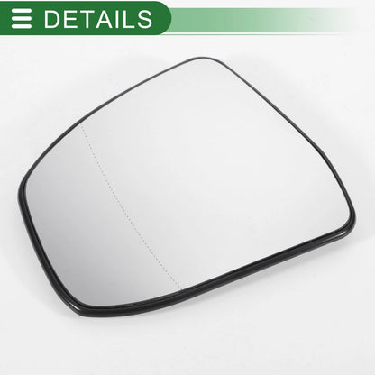 Left Side White Mirror Glass Aspherical Non-Heated for Ford Focus (2000-2011)
