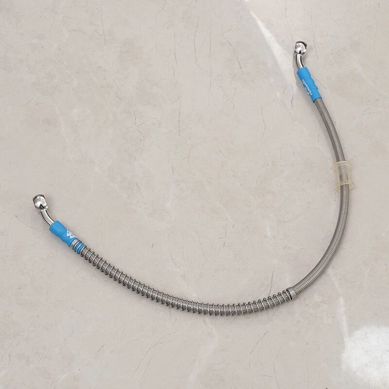 Stainless Steel Braided Brake Oil Hose Pipe Line Kit for Motorcycle 60cm