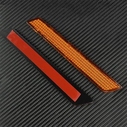 Orange Reflector Saddle Bag Latch Cover for Harley Touring Road King Glide (2009-2023)