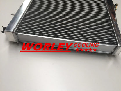 44mm Radiator + Blue Hose for Nissan Pintara/Skyline R33/R34 (1993-2002)