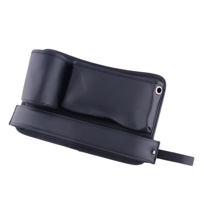 Left Side Gap Filler Phone Holder Organizer for Car Seat - Black