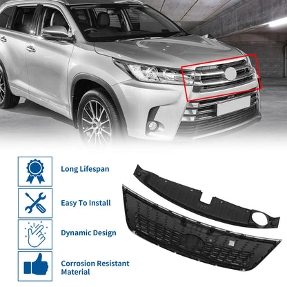 Front Upper Hood Bumper Grille for Kia Sorento (2013)