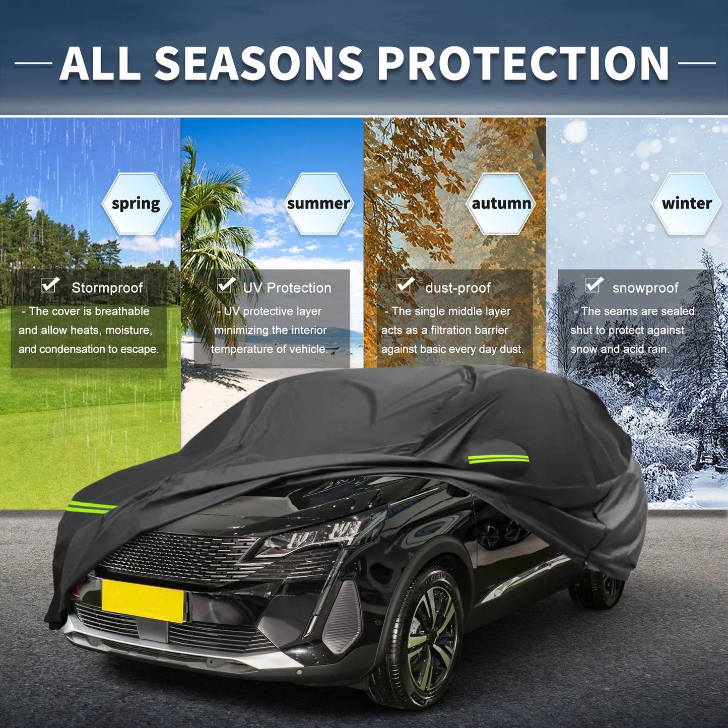 Waterproof Car Cover for Peugeot 5008 (2017-2023)